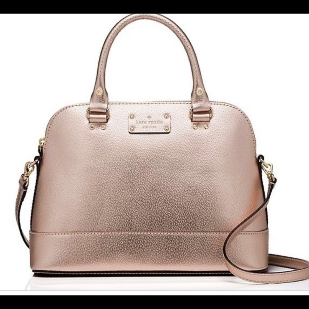 Kate Spade Lottie Rose Gold Medium Bag